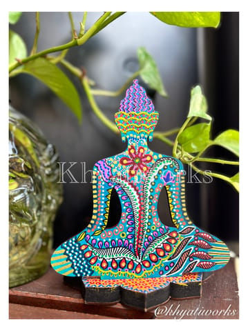 SERENITY - Buddha Handpainted Candle holders [Available for purchase]