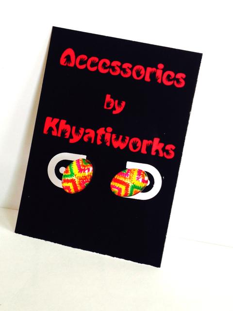 The Phulkari Series Drop Studs